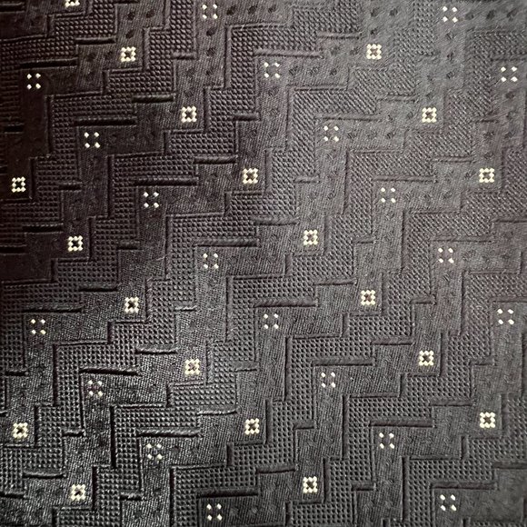 Vintage Dior Silk Black Motif Tie - Picture 5 of 7